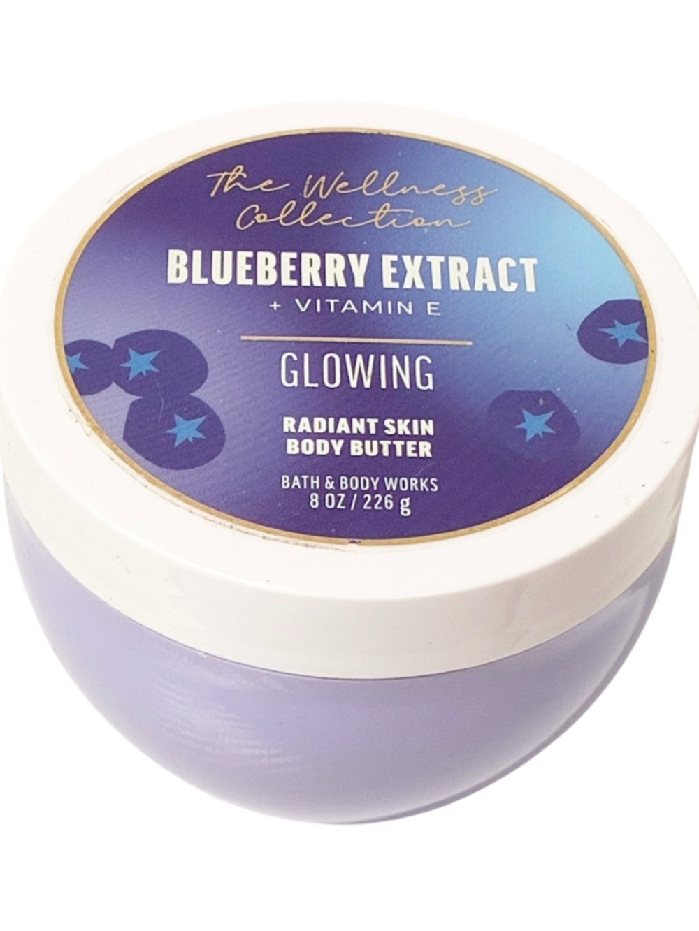 Bath & Body Works Glowing Radiant Skin Body Butter BLUEBERRY EXTRACT NEW